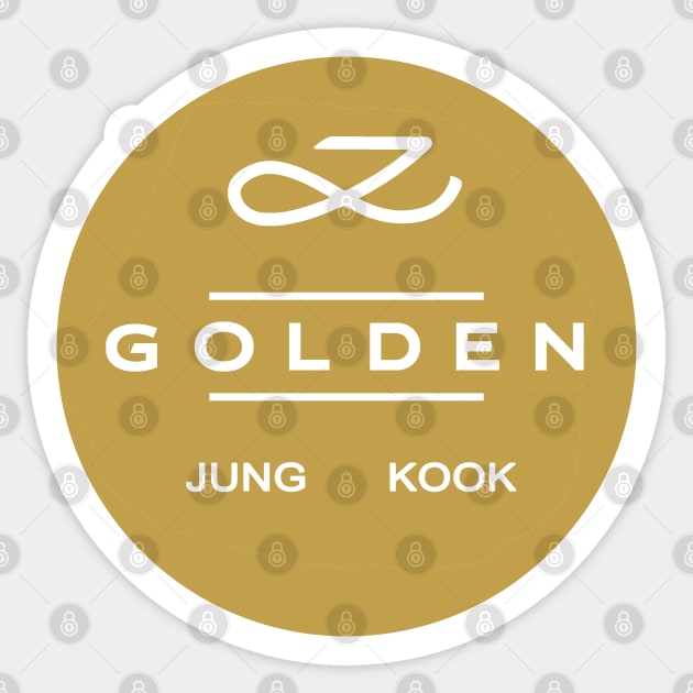 Jungkook Golden Sticker by WacalacaW